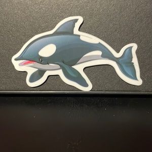 CARTOON ORCA STICKER